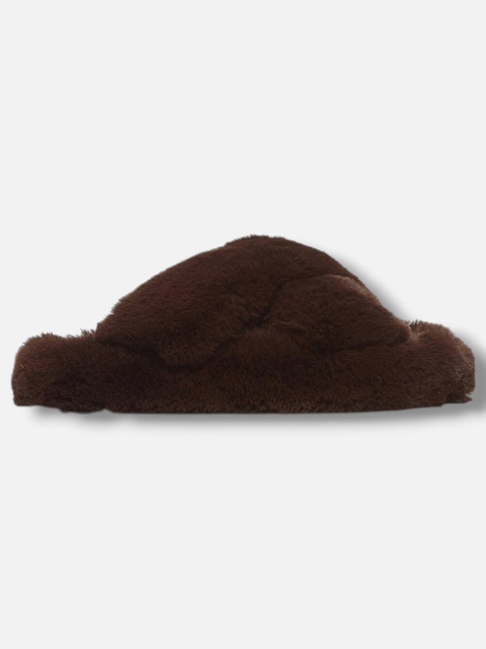 Apparis Women's Brown Biba Faux Fur Slippers Shoes Size 9
